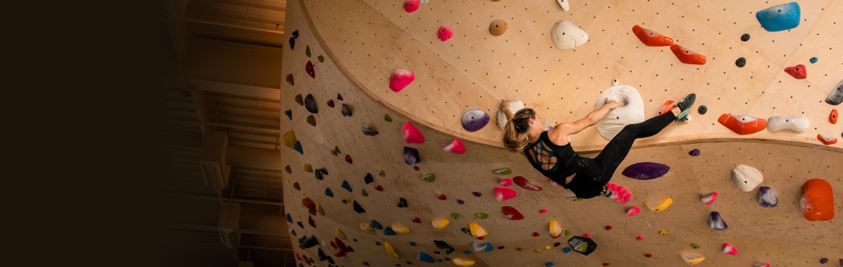 indoor gym climber